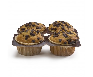 Low Carb Chocolate Chip Muffins 4 Pack - Fresh Baked